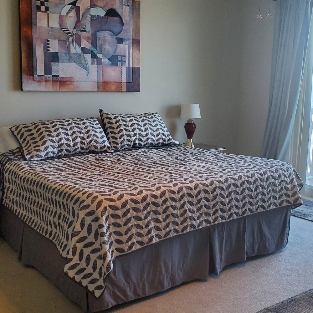 King Quilt with King Shams